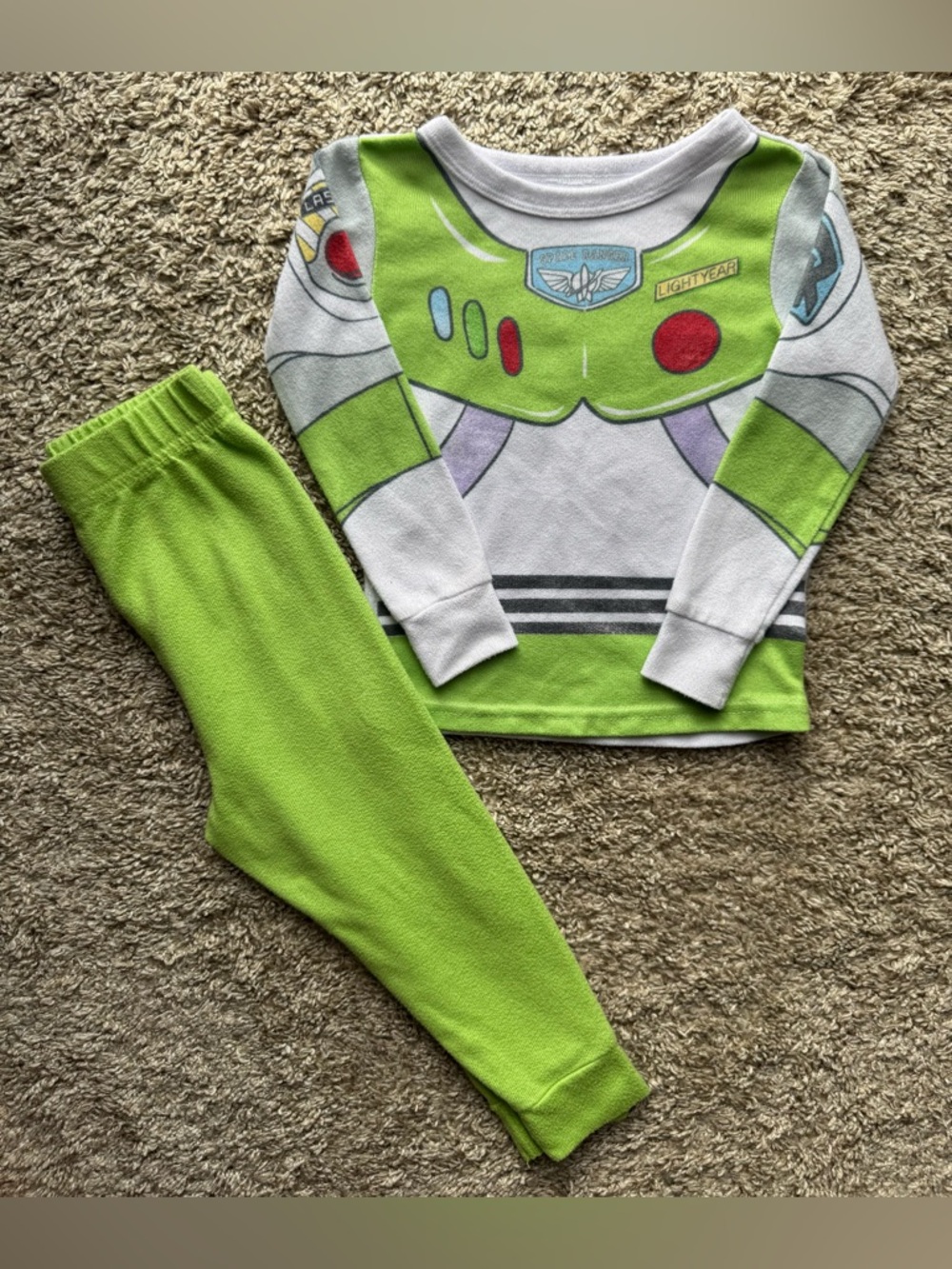 2T Disney Pixar Toy Story Buzz Lightyear Pajama Set
